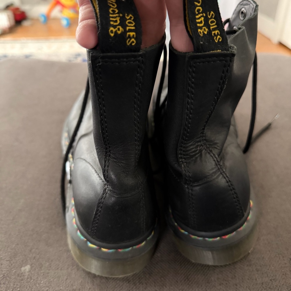 Dr. Martens Pascal Rainbow Stitching Combat Boots… - image 6